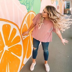 Madewell Pink Blouse